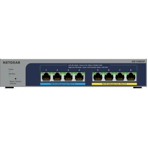 Netgear MS108EUP Unmanaged L2/L3 2.5G Ethernet (100/1000/2500) Power over Ethernet (PoE) Grijs netwerk switch