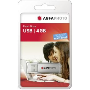 Image of AgfaPhoto USB 2.0 Zilver 4GB