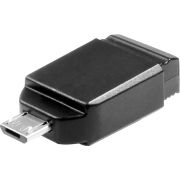 Verbatim Store n Stay Nano 16GB USB Stick met Micro USB Adapter