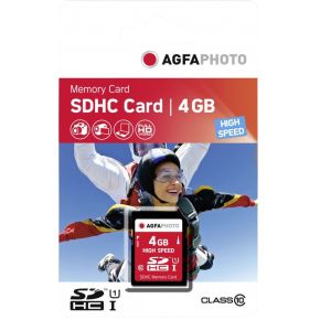 Image of AgfaPhoto SDHC kaart 4GB High Speed Class 10 UHS I
