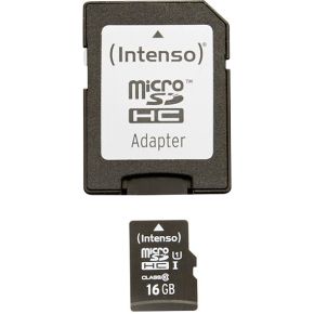 Image of Intenso 16GB microSDHC 16GB MicroSDHC UHS Class 10 flashgeheugen