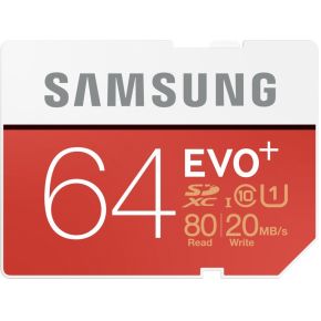 Image of Samsung EVO Plus SDXC-kaart 64 GB Class 10, UHS-I