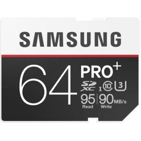 Image of Samsung PRO Plus SDXC-kaart 64 GB Class 10, UHS-I, UHS-Class 3