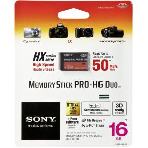 Image of SONY Memory Stick Duo Pro 16GB HX