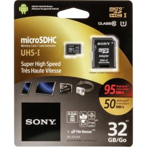 Image of Sony microSDHC kaart 32GB High Speed Class 10 incl Adapter