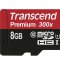 Transcend microSDHC 8GB Class 10 UHS-I 300X