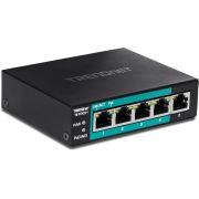 Trendnet TE-FP051 netwerk- Unmanaged Fast Ethernet (10/100) Power over Ethernet (PoE) Zwart netwerk switch
