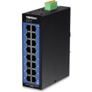 Trendnet TI-G160i Managed Gigabit Ethernet (10/100/1000) Zwart netwerk switch