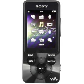 Image of MP3-speler, MP4-speler Sony NWZ-E584 Walkman 8 GB Zwart FM-radio, Digitale ruisminimalisering