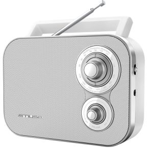 Image of Muse M-051 RW Radio FM lichtnet/batterij wit