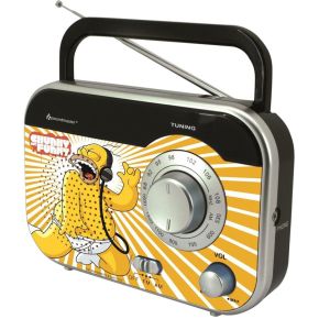 Image of Sound Master TR410DS Portable FM/AM Radio Simpsons
