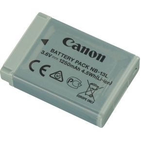 Image of Canon Camera-accu Vervangt originele accu NB-13L 3.6 V 1250 mAh