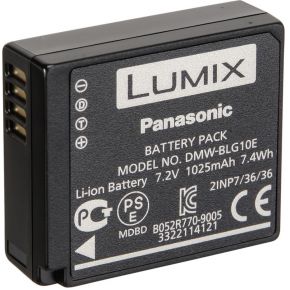 Image of Panasonic Camera-accu Vervangt originele accu DMW-BLG10E 7.2 V 1025 mAh