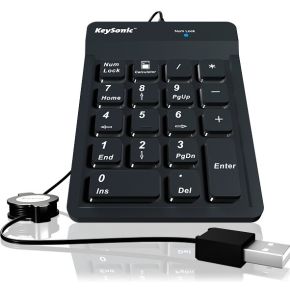 Image of KeySonic ACK 118 BK Numeric Keypad USB