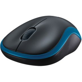Image of Logitech M 185 Cordless Notebook Mouse USB black / blue