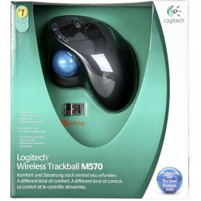 Image of Logitech M 570 Trackball cordless black