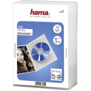 Image of 1x10 Hama DVD-cases Slim Transparant 83890