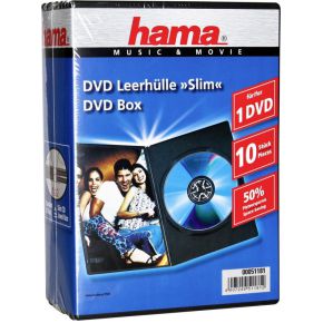 Image of 1x10 Hama DVD-cases Slim 51181