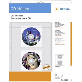 Image of Herma 7682 Cd-Pockets Incl Paper 230X300Mm