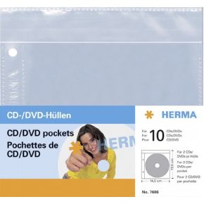 Image of Herma 7686 5 Bl 2 Cd/Dvd 145X135