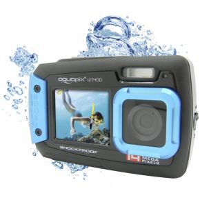 Image of Easypix W-1400 Digitale camera 14 Mpix Zwart/blauw Stofdicht, Onderwatercamera, Frontdisplay