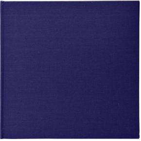 Image of Henzo MIKA linnen album 24,5x25 50 witte pag. blauw 11.305.0
