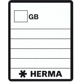Image of Herma geheugenkaart etiketten 32 etiketten 20x25 5546