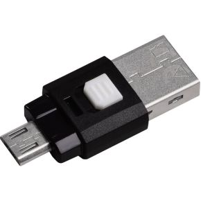 Image of Hama USB 2.0 / OTG kaartlezer voor Smartphone / Tablet microSD
