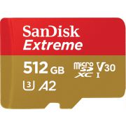 SanDisk Extreme 512GB MicroSDHC Geheugenkaart