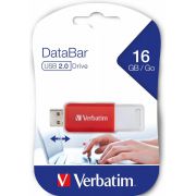 Verbatim-DataBar-16GB-USB-Stick-Rood