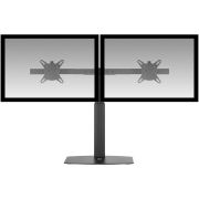 ACT-Monitorarm-office-op-voet-met-gasveer-crossbar-2-schermen
