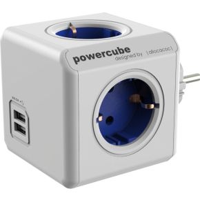 Image of Allocacoc PowerCube Original USB Blauw