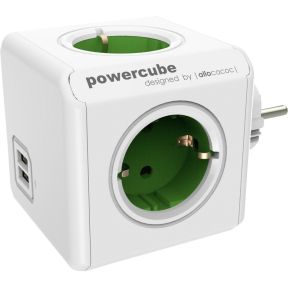 Image of Allocacoc PowerCube Original USB Green
