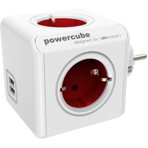 Image of Allocacoc PowerCube Original USB Red