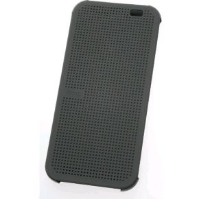 Image of HTC Dot View Flip Case One M8 Grey