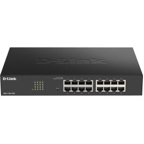 D-Link DGS-1100-16V2 netwerk- Managed L2 Gigabit Ethernet (10/100/1000) Zwart netwerk switch