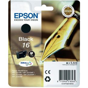 Image of Epson Singlepack Black 16 DURABrite Ultra Ink