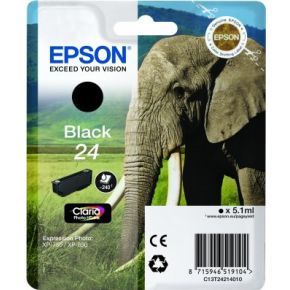 Image of Epson Singlepack Black 24 Claria Photo HD Ink
