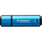Kingston Technology IronKey VP50 USB flash drive 16 GB USB Type-C 3.2 Gen 1 (3.1 Gen 1) Zwart, Blauw