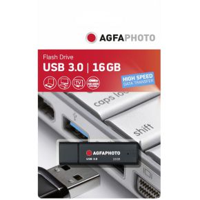 Image of AgfaPhoto USB 3.0 zwart 16GB