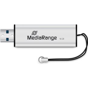 Image of MediaRange MR915 16GB USB 3.0 Zwart, Zilver USB flash drive