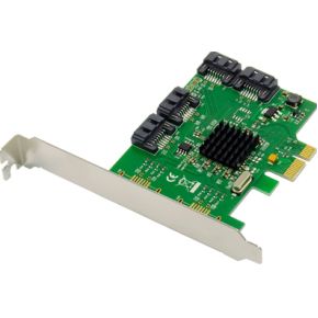 Dawicontrol PCI Card PCI-e DC-614e RAID 4Kanal SATA6G Retail RAID controller PCI Express 2.0 6 Gbit/