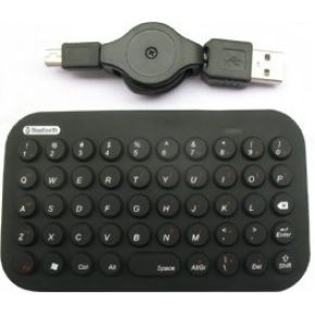 Image of Bluetooth mini toetsenbord, zwart, US layout - Quality4All