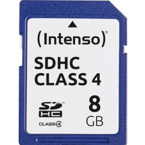 Image of Intenso 8GB Secure Digital Card SDHC SDHC-kaart 8 GB Class 4
