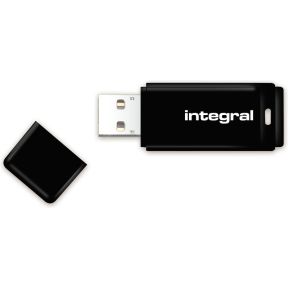 Image of Integral Black USB 2.0 Flash Drive 64GB (Zwart)