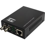 LevelOne GVT-2003 netwerk media converter 1000 Mbit/s 1310 nm Single-mode Zwart