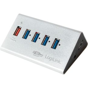 Image of LogiLink 4 poorten USB 3.0 hub UA0227 Zilver