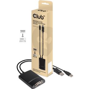 Image of Club3D Adapter DisplayPort -> DVI, USB2.0