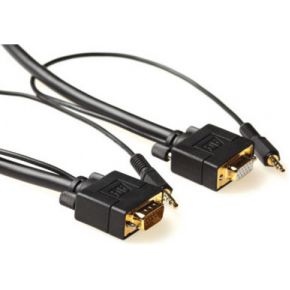 Image of ACT VGA+audio kabel male-female AK4982