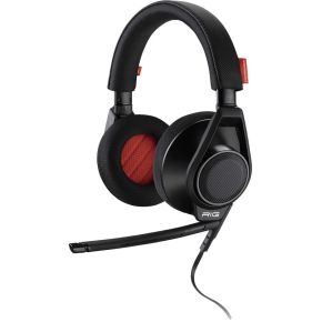 Image of Gaming headset 3.5 mm jackplug Stereo, Kabelgebonden Plantronics Rig Flex Over Ear Zwart